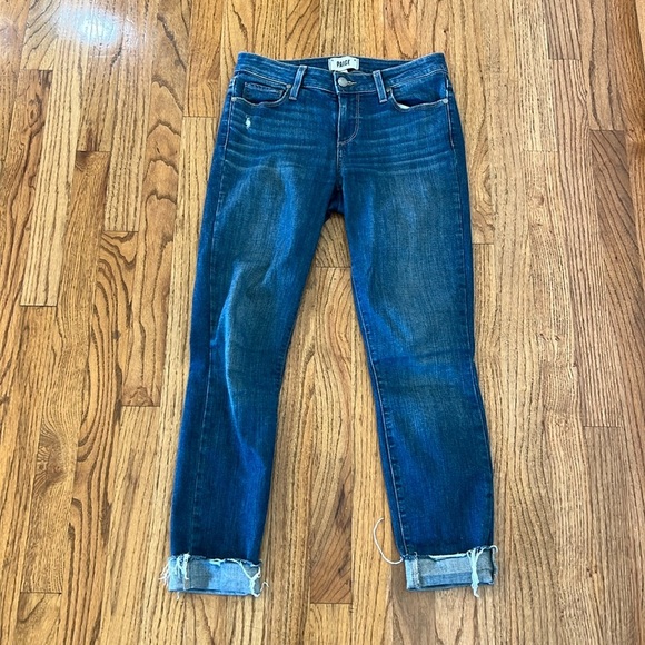 Paige verdugo ankle size 26 women's jeans raw edge - Picture 1 of 9